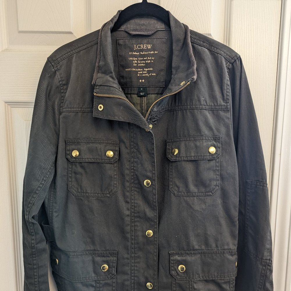J Crew Relaxed Boyfriend Field Jacket